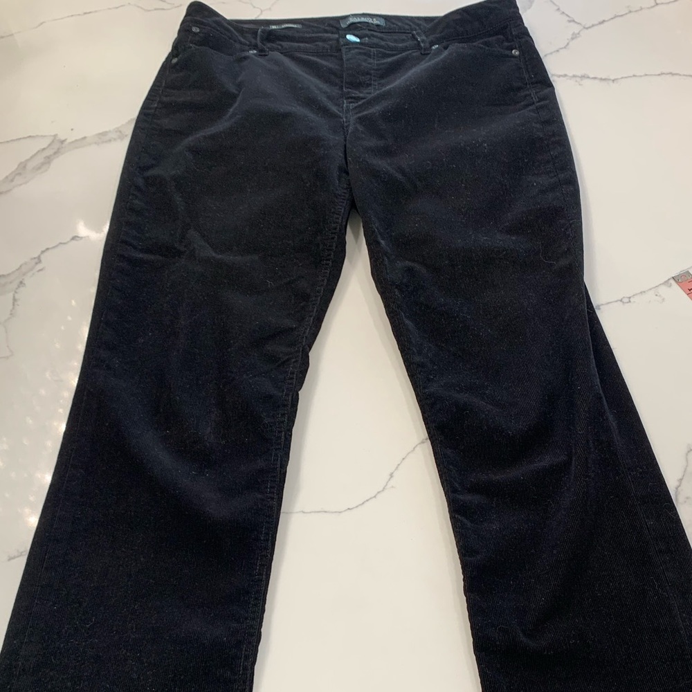 Talbots Cotton/Lycra/Spandex Velour Like Pants. Black. Size‎ 10 (562) - Picture 5 of 13